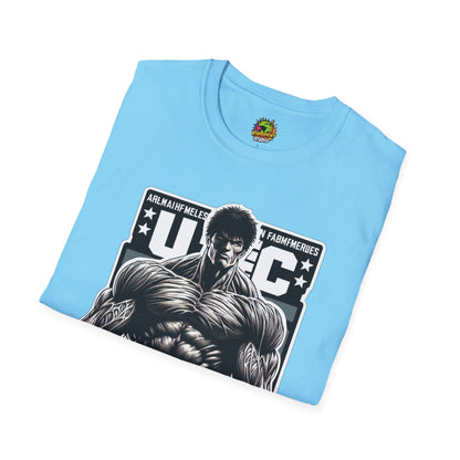 UFC T Shirt | Unleash Fierce Confidence | UFC Tee with Baki Anime Strength for Fitness Enthusiasts