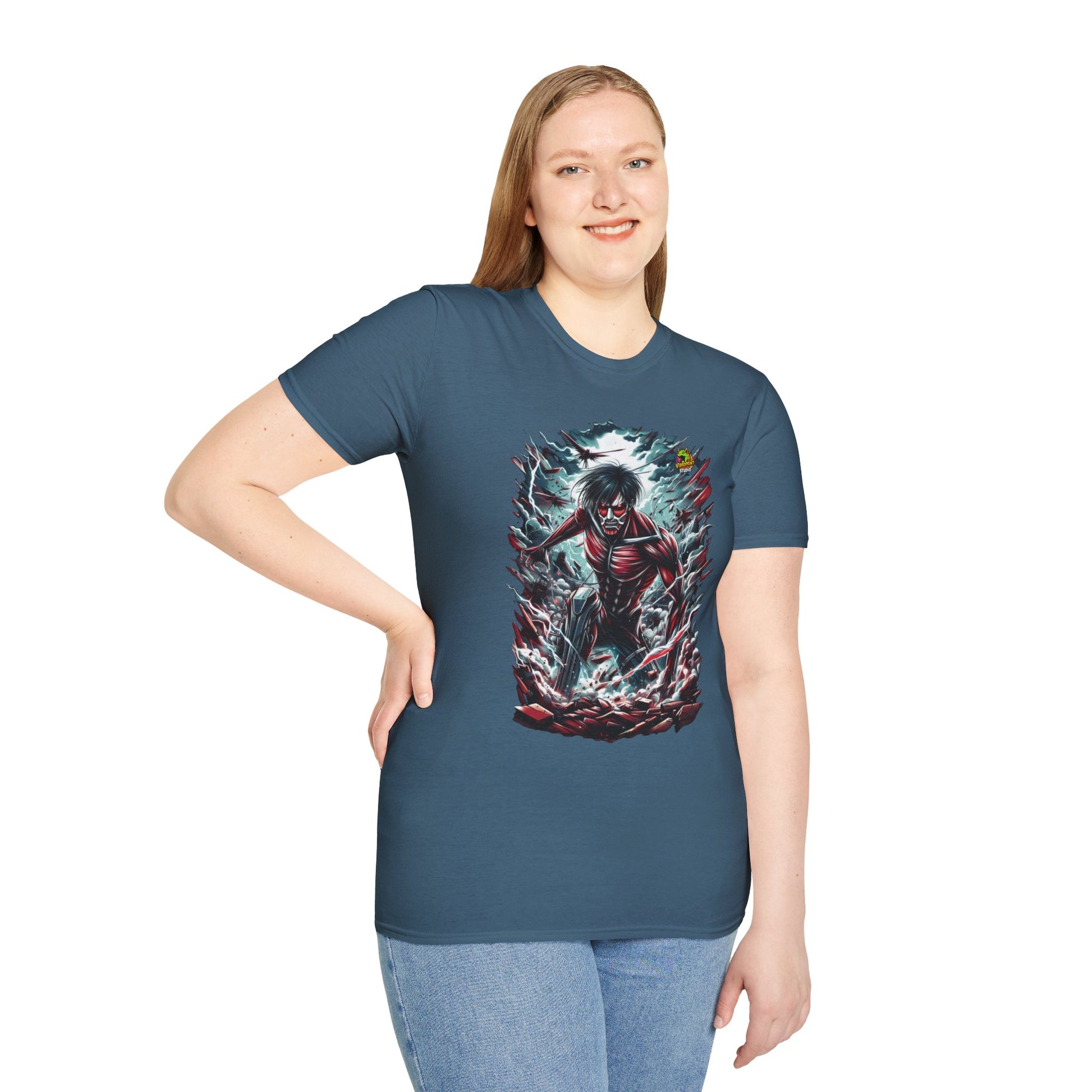 high-quality - Eren Yeager Titan’s Awakening Tee | Attack on Titan Shirt | Shingeki - premium material. limited stock. Order yours now and stand out with this exclusive piece!