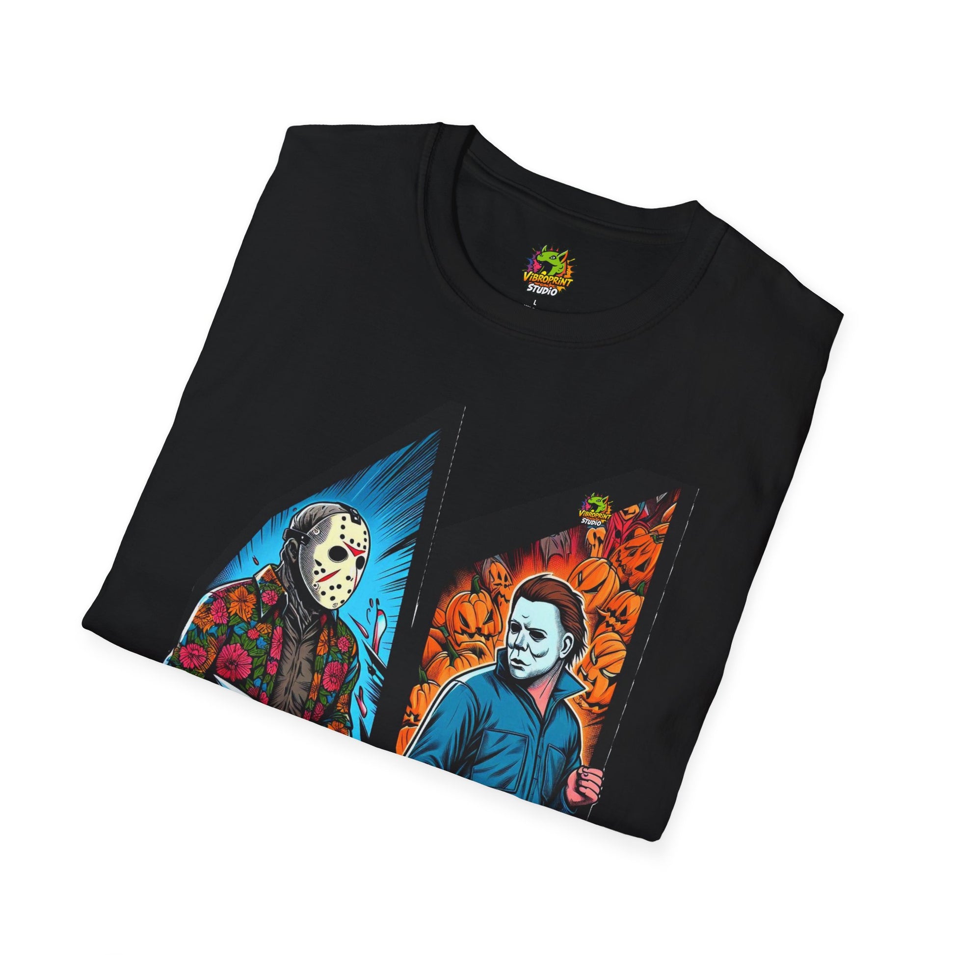 product - Jason Voorhees & Michael Myers Funny Halloween Shirt - premium material. perfect gift idea. Order yours now and stand out with this exclusive piece!