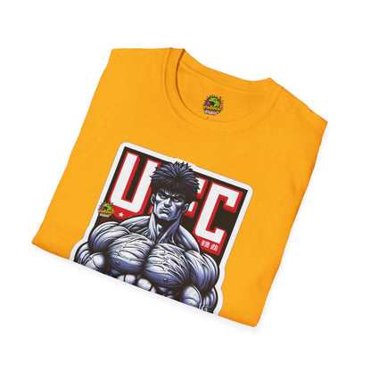 UFC T Shirt | Unleash Fierce Confidence | Motivational UFC Tee with Baki Anime Strength