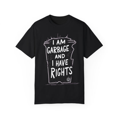 Garbage Rights T-Shirt - Trump Election Campaign Apparel, Patriotic Humor for Proud Supporters - High Quality Image