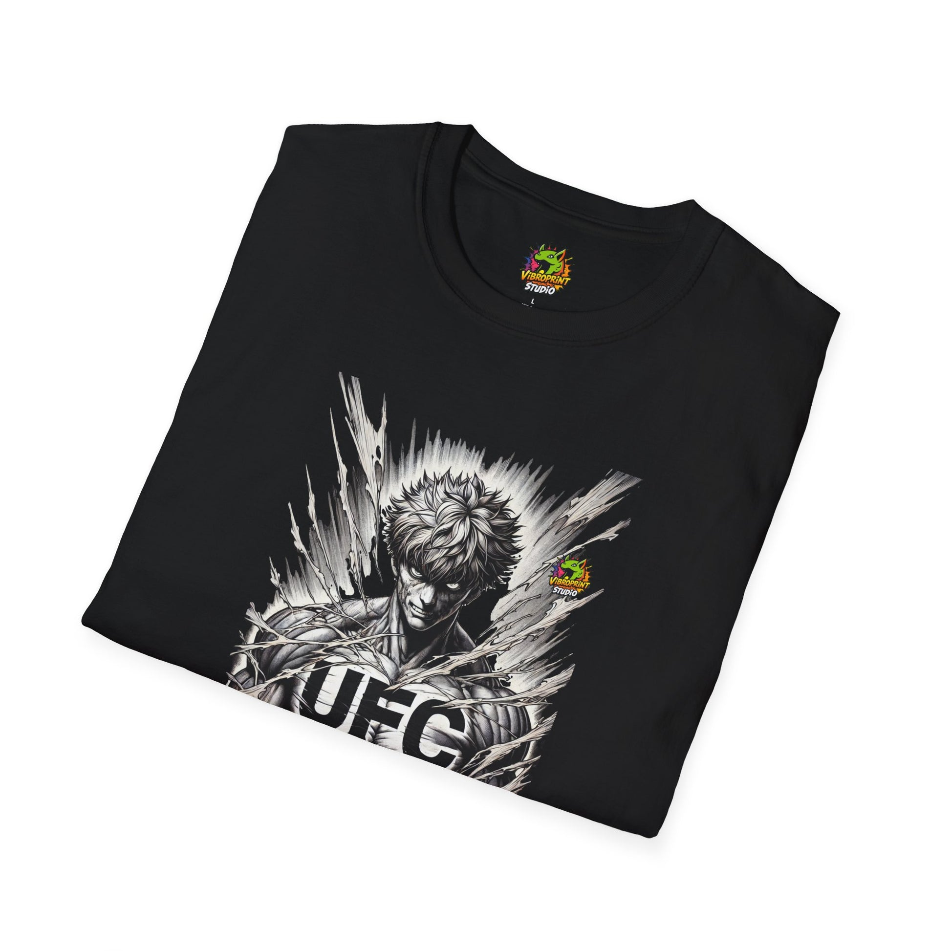 Shirt - UFC T Shirt | Unleash Fierce Confidence | UFC Tee with Baki Anime T Shirt Inspiration - custom-made. perfect gift idea. Order yours now and stand out with this exclusive piece!