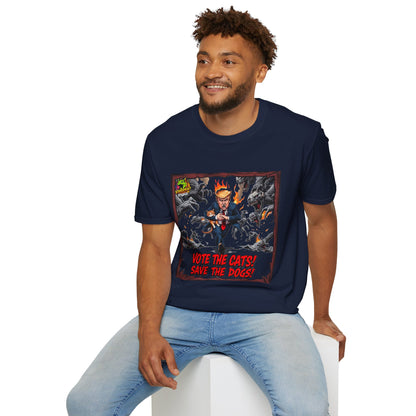 T-Shirt - They're Eating the Dogs Shirt | Trump Election Humor Tee | Satirical Political T-Shirt - premium material. limited stock. Order yours now and stand out with this exclusive piece!