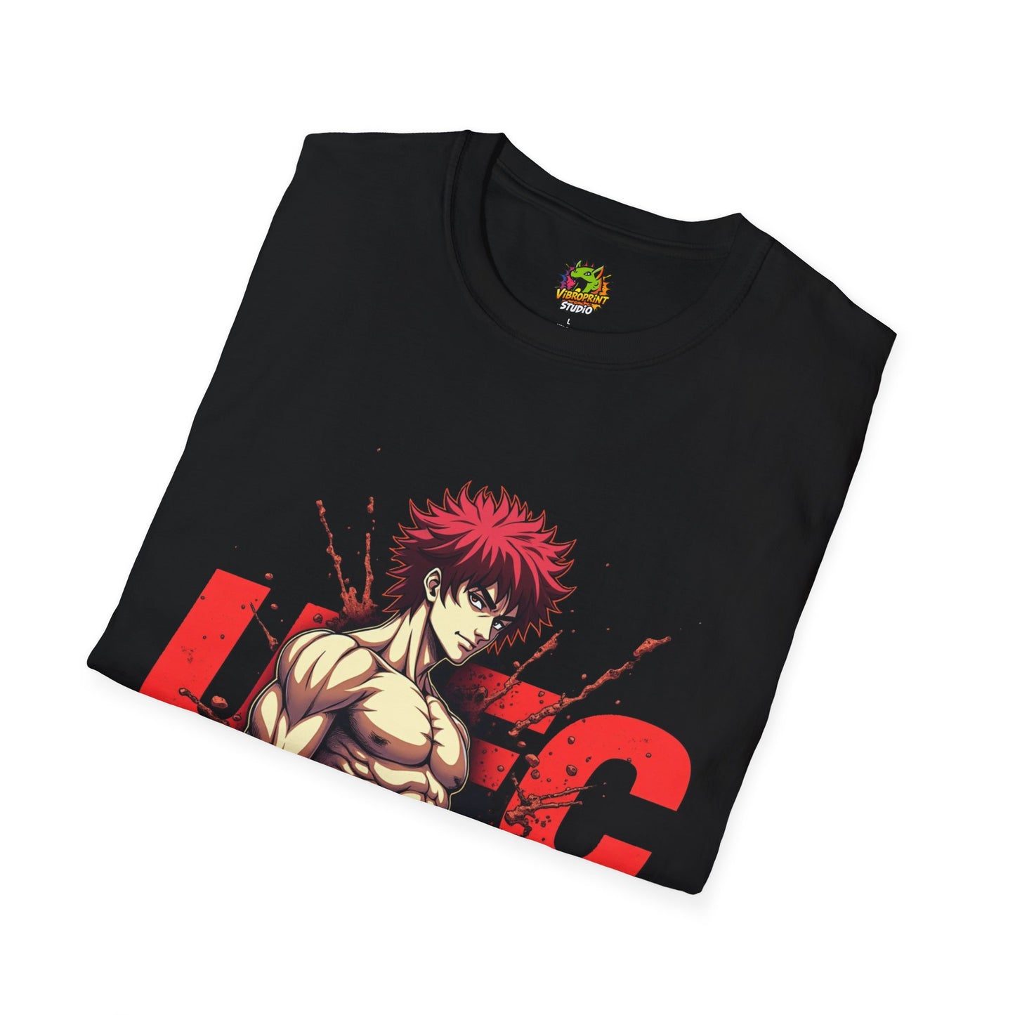 | - UFC T Shirt | Unleash Fierce Confidence | Motivational UFC Tee with Baki Anime T Shirt Influence - premium material. limited stock. Order yours now and stand out with this exclusive piece!