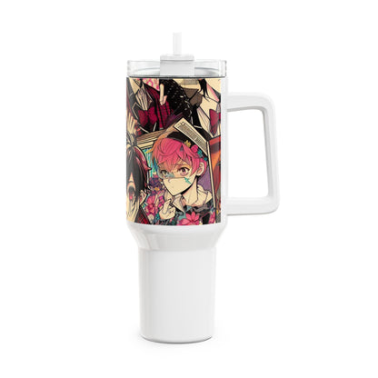 for - Stanley Comics Tumbler | Colorful Anime Geek Drinkware | Cartoon Tumbler for Gamers - custom-made. perfect gift idea. Order yours now and stand out with this exclusive piece!