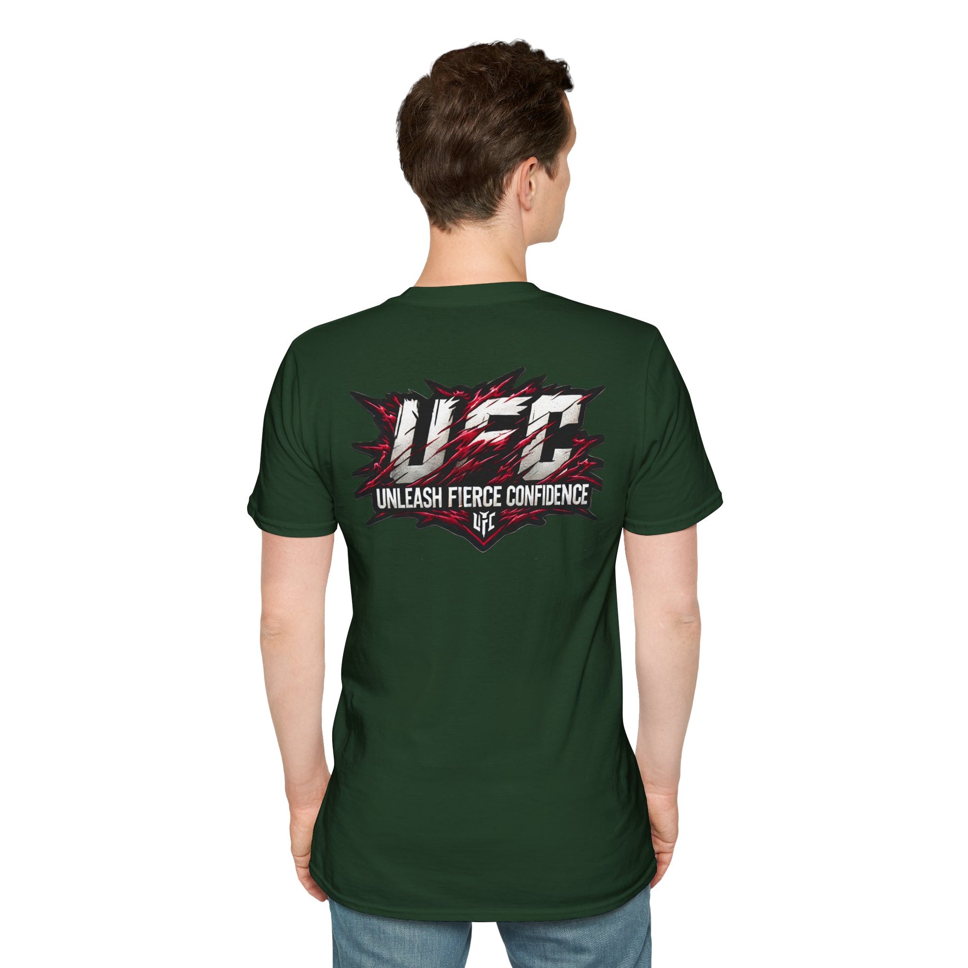 Inspired - UFC T Shirt | Unleash Fierce Confidence | UFC Tee Inspired by Baki Anime T Shirt for Fitness Lovers - custom-made. limited stock. Order yours now and stand out with this exclusive piece!