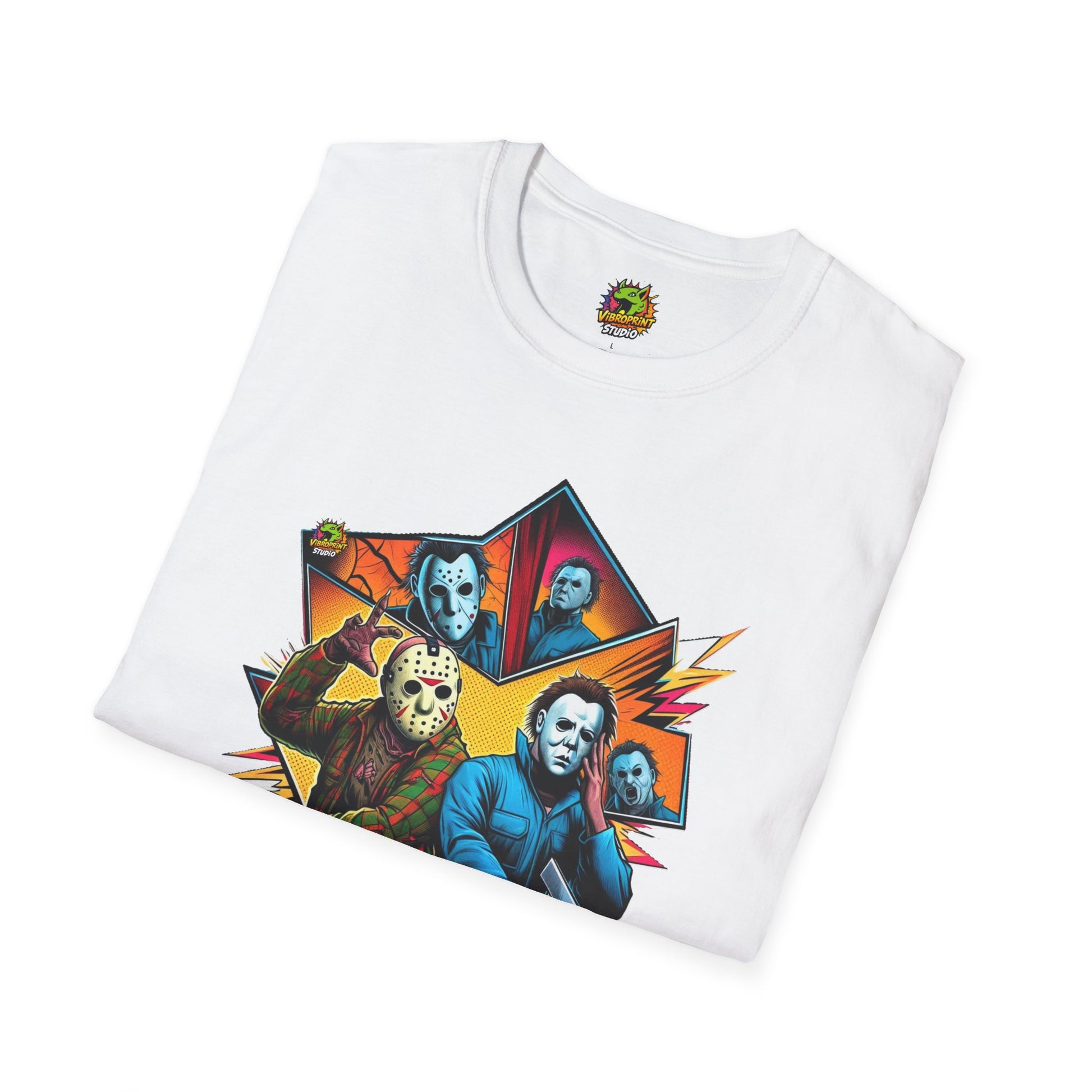 Halloween - Jason Voorhees & Michael Myers Shirt | Funny Halloween Horror Tee - premium material. perfect gift idea. Order yours now and stand out with this exclusive piece!