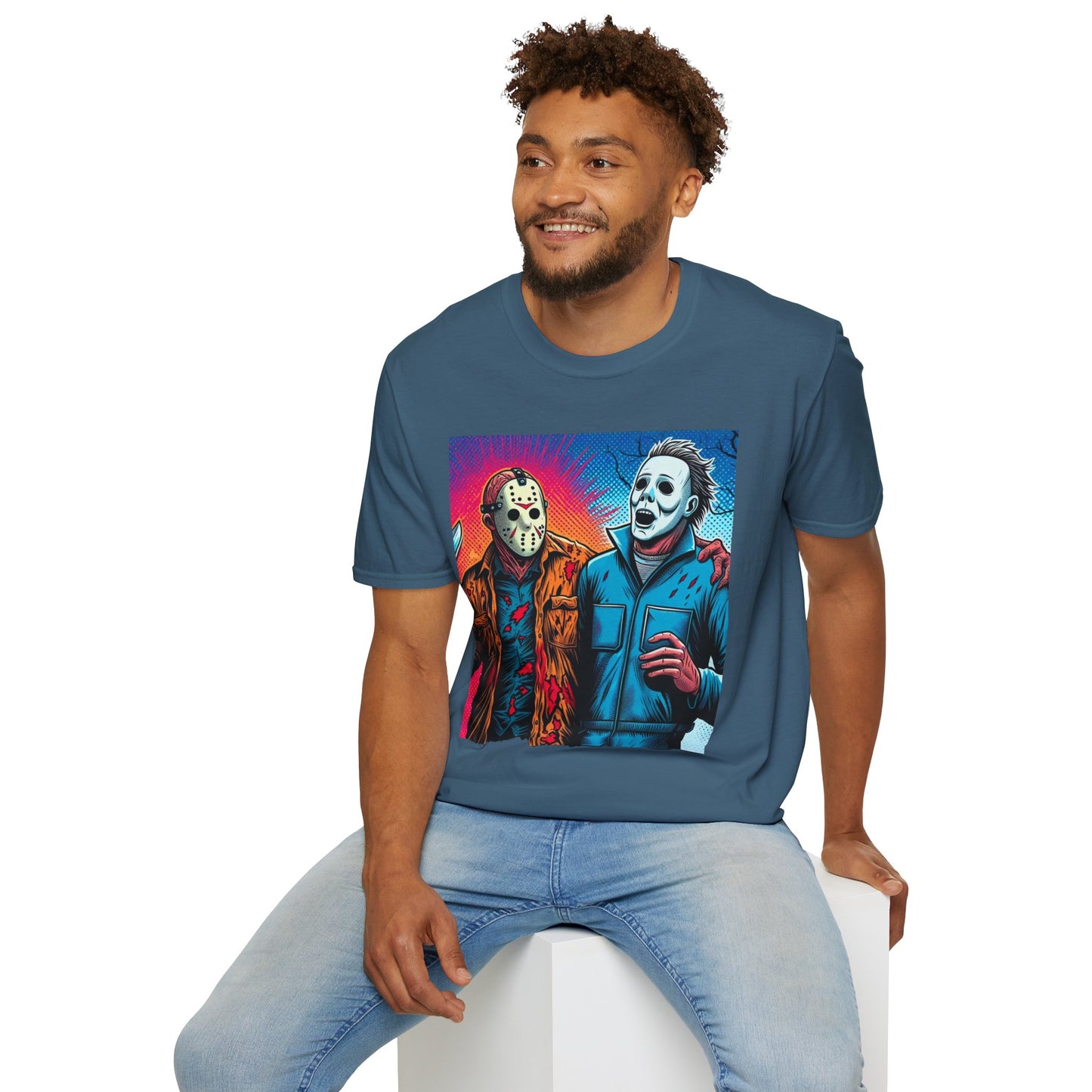 Jason Voorhees & Michael Myers Shirt | Funny Vintage Halloween Tee