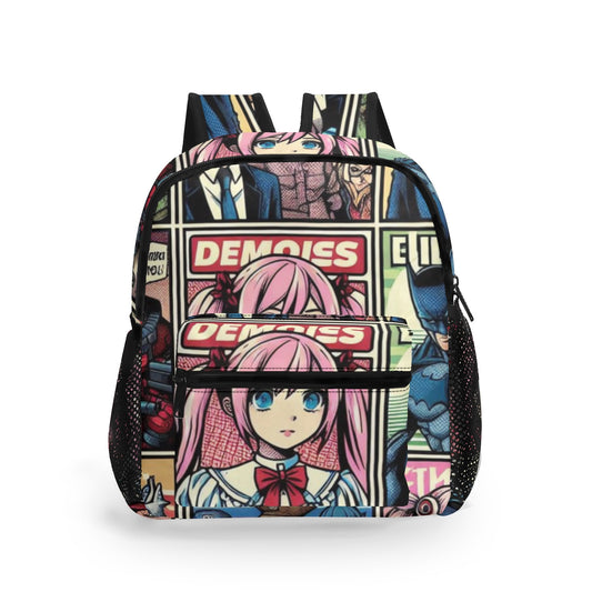 Cute Anime All-Over-Print Backpack (11 Inch) for Kids - [Character Name or Theme if applicable, e.g.,Naruto Shippuden] - School Bookbag for Toddlers and Elementary Students