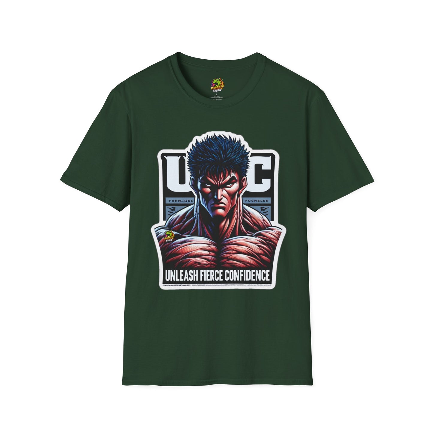 Strength - UFC T Shirt | Unleash Fierce Confidence | UFC Tee with Baki Anime Strength - premium material. perfect gift idea. Order yours now and stand out with this exclusive piece!