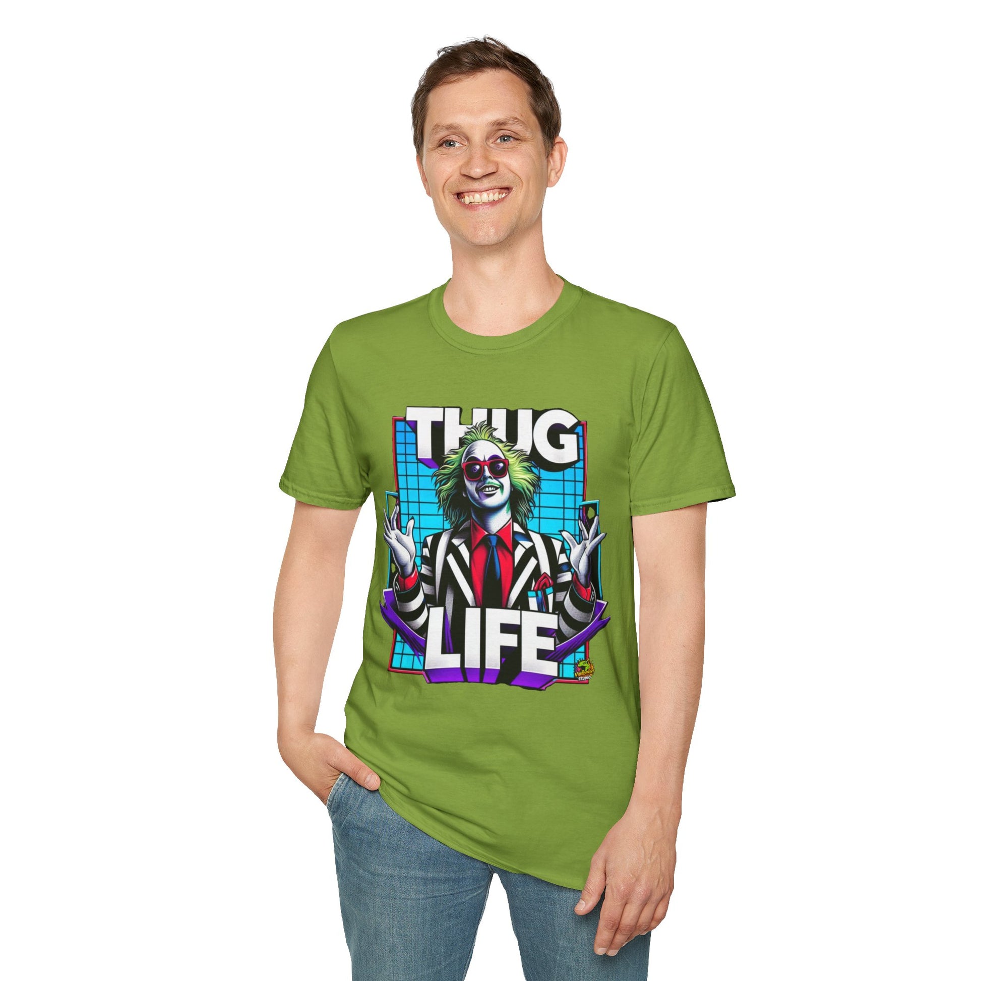 high-quality - Beetlejuice Shirt | Funny Thug Life Graphic Tee | Halloween Beetlejuice T-Shirt for Men & Women - premium material. limited stock. Order yours now and stand out with this exclusive piece!