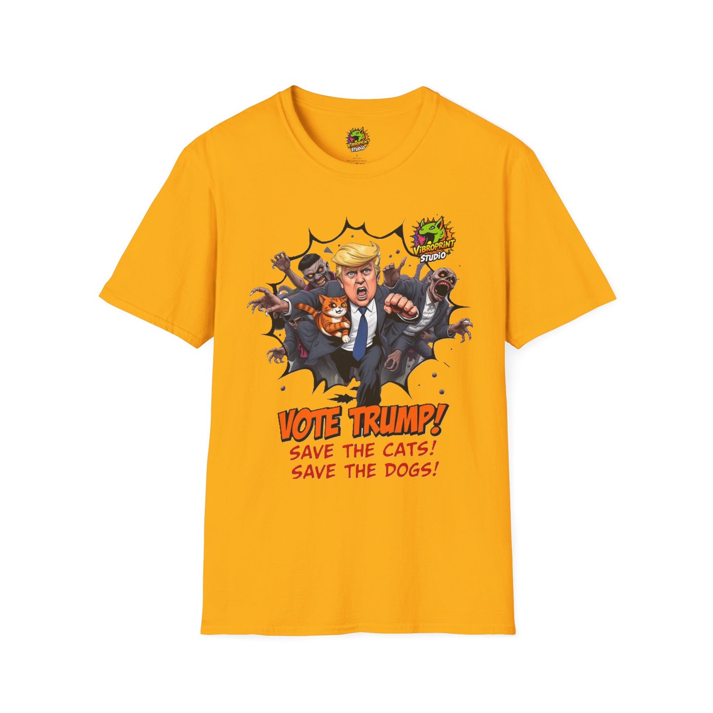 Graphic - They're Eating the Dogs Tee | Trump Election Comedy Shirt | Satire Political Graphic Tee - premium material. limited stock. Order yours now and stand out with this exclusive piece!