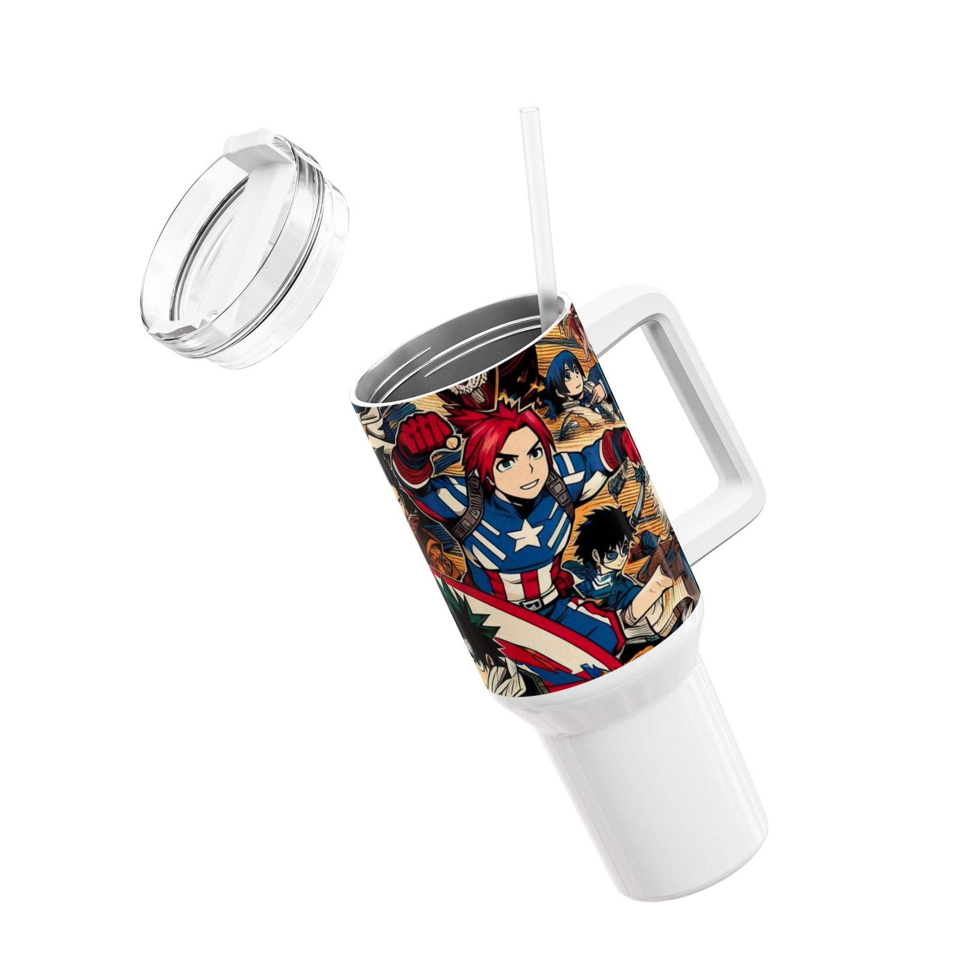 | - Stanley cup | Geek and Gamer Drinkware | Colorful Anime and Cartoon Tumbler - premium material. perfect gift idea. Order yours now and stand out with this exclusive piece!