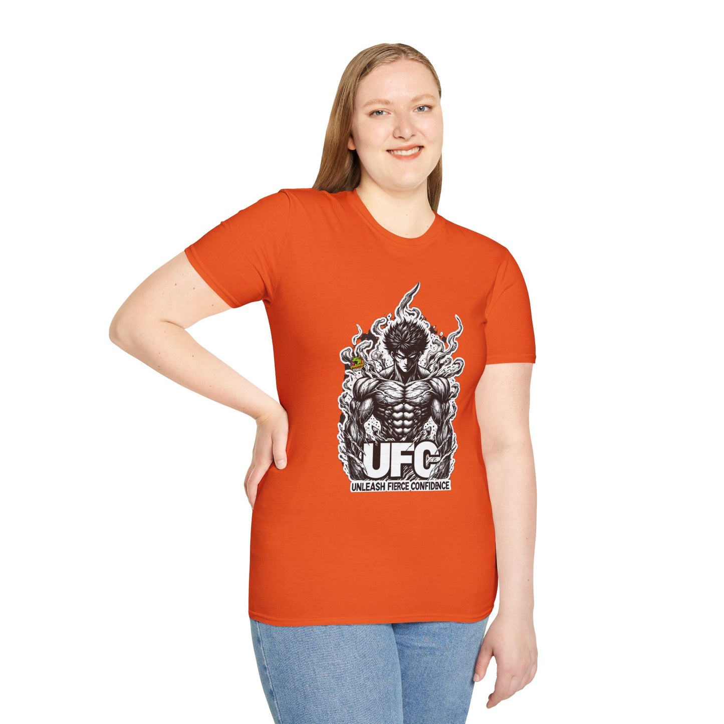 UFC T Shirt | Unleash Fierce Confidence | Motivational UFC Tee with Baki Anime Influence