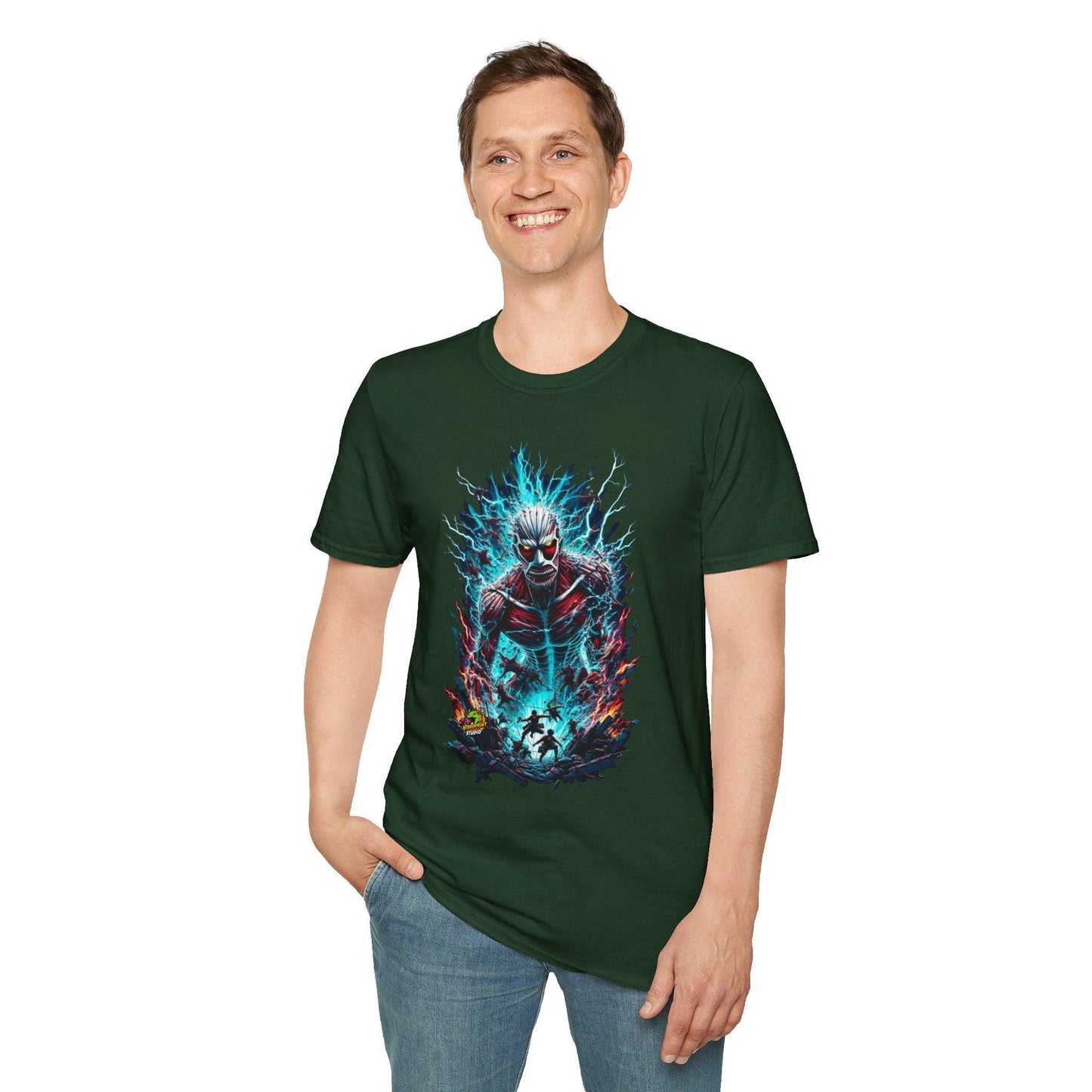 Eren Yeager Titan’s Determination Tee | Official Attack on Titan - VibroPrint Studio