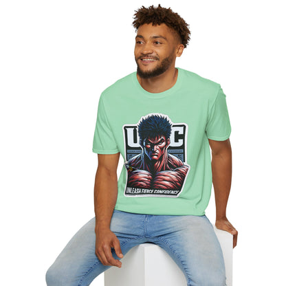 UFC T Shirt | Unleash Fierce Confidence | UFC Tee with Baki Anime Strength