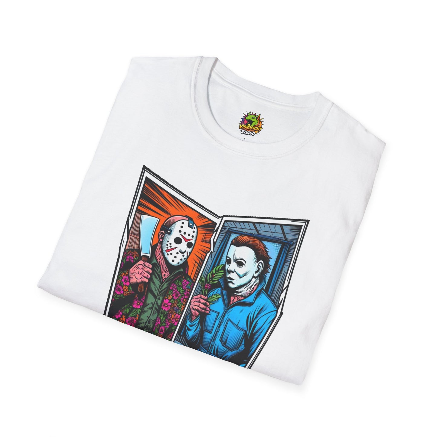 Jason - Jason Voorhees & Michael Myers Shirt | Funny Halloween Horror Tee - custom-made. perfect gift idea. Order yours now and stand out with this exclusive piece!