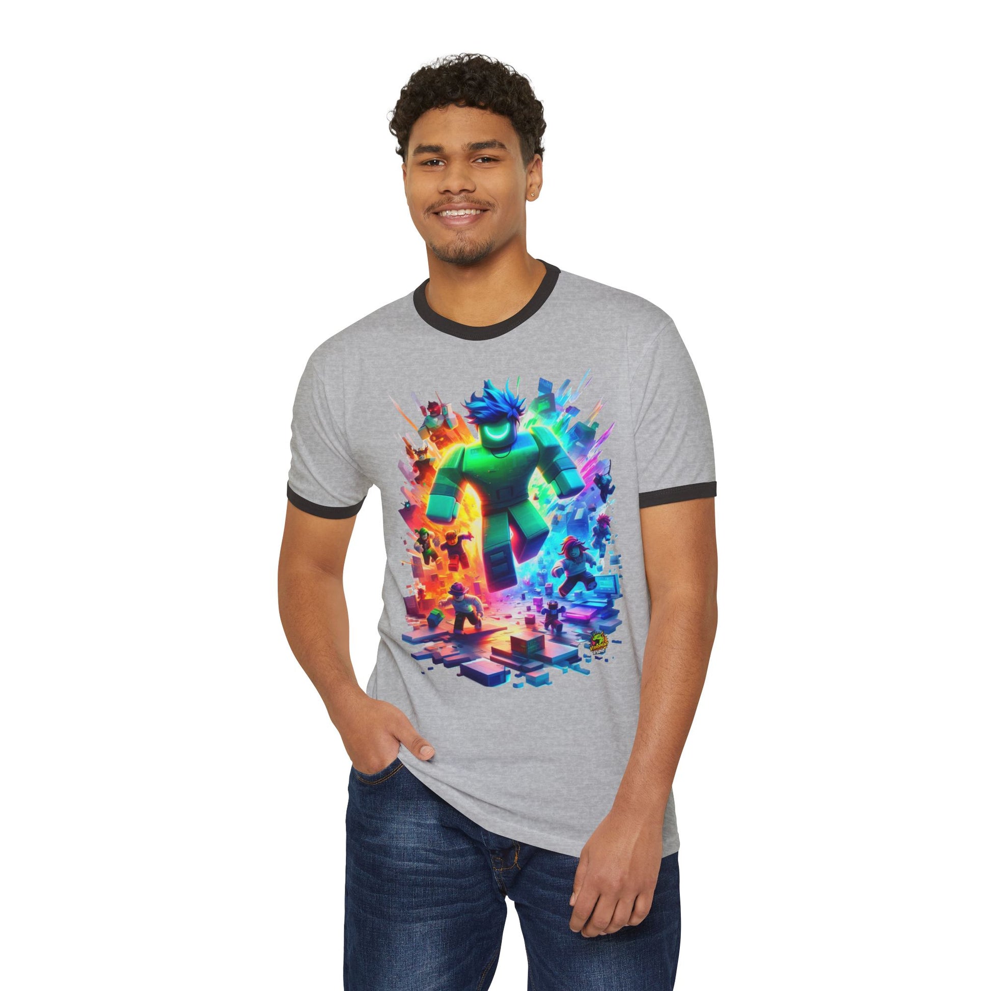 Roblox T Shirt for All Ages | Roblox Adventure Gaming Tee | Roblox T Shirt - High Quality Image