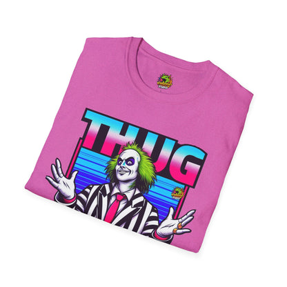 | - Beetlejuice Shirt | Spooky Thug Life Tee | Halloween Beetlejuice Graphic Shirt for Men & Women - custom-made. limited stock. Order yours now and stand out with this exclusive piece!