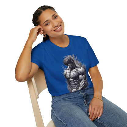 spooky season fashion - UFC T Shirt | Unleash Fierce Confidence | UFC Tee with Baki Anime Inspiration for Fitness Lovers - gift for horror fans. limited edition vintage horror design. Order yours now and stand out with this exclusive piece!