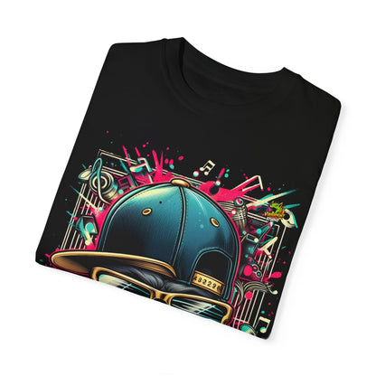 Explosion - Neon Abstract Graffiti Explosion Rapper Merch | Bold Street Art T-Shirt - custom-made. limited stock. Order yours now and stand out with this exclusive piece!