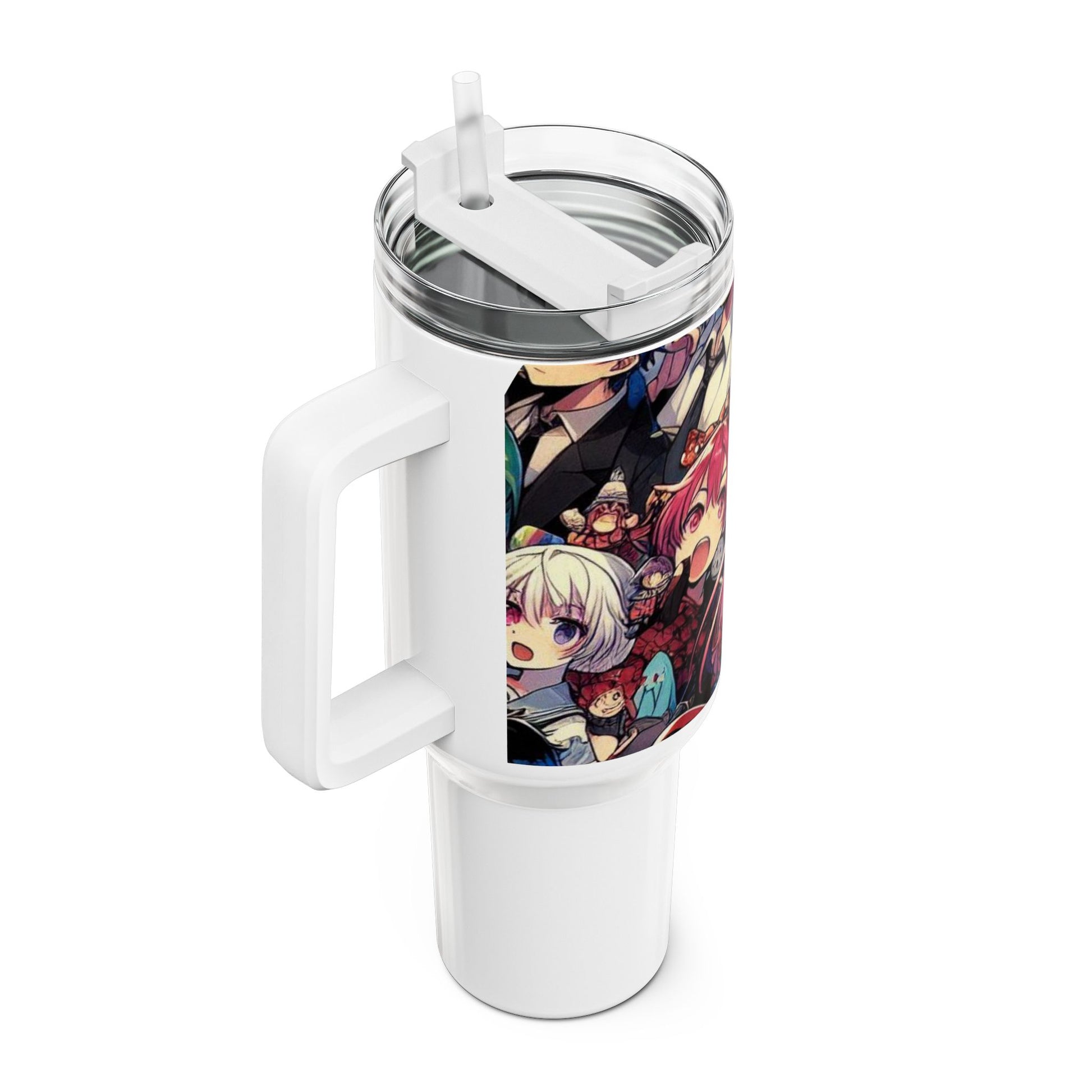 Anime - Stanley cup | Geek Themed Drinkware for Anime and Comic Fans | Colorful Cartoon Tumbler - custom-made. limited stock. Order yours now and stand out with this exclusive piece!