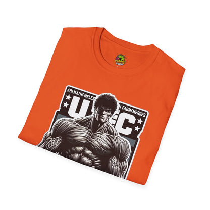 UFC T Shirt | Unleash Fierce Confidence | UFC Tee with Baki Anime Strength for Fitness Enthusiasts