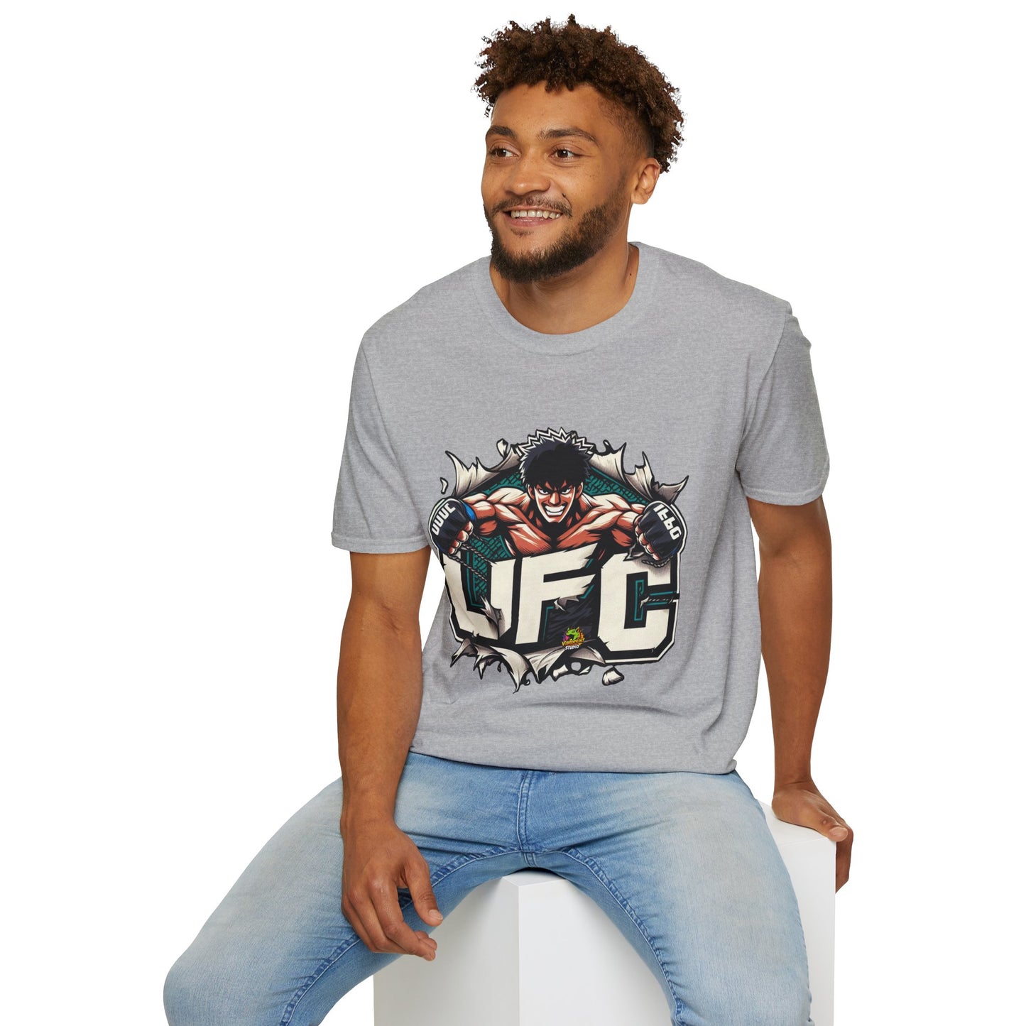 spooky season fashion - UFC T Shirt | Unleash Fierce Confidence | Motivational UFC Tee Shirts - high-quality material. unique graphic tee featuring iconic horror characters. Order yours now and stand out with this exclusive piece!