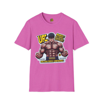 Motivational - UFC T Shirt | Unleash Fierce Confidence | Motivational UFC Tee with Baki Anime Elements - custom-made. perfect gift idea. Order yours now and stand out with this exclusive piece!