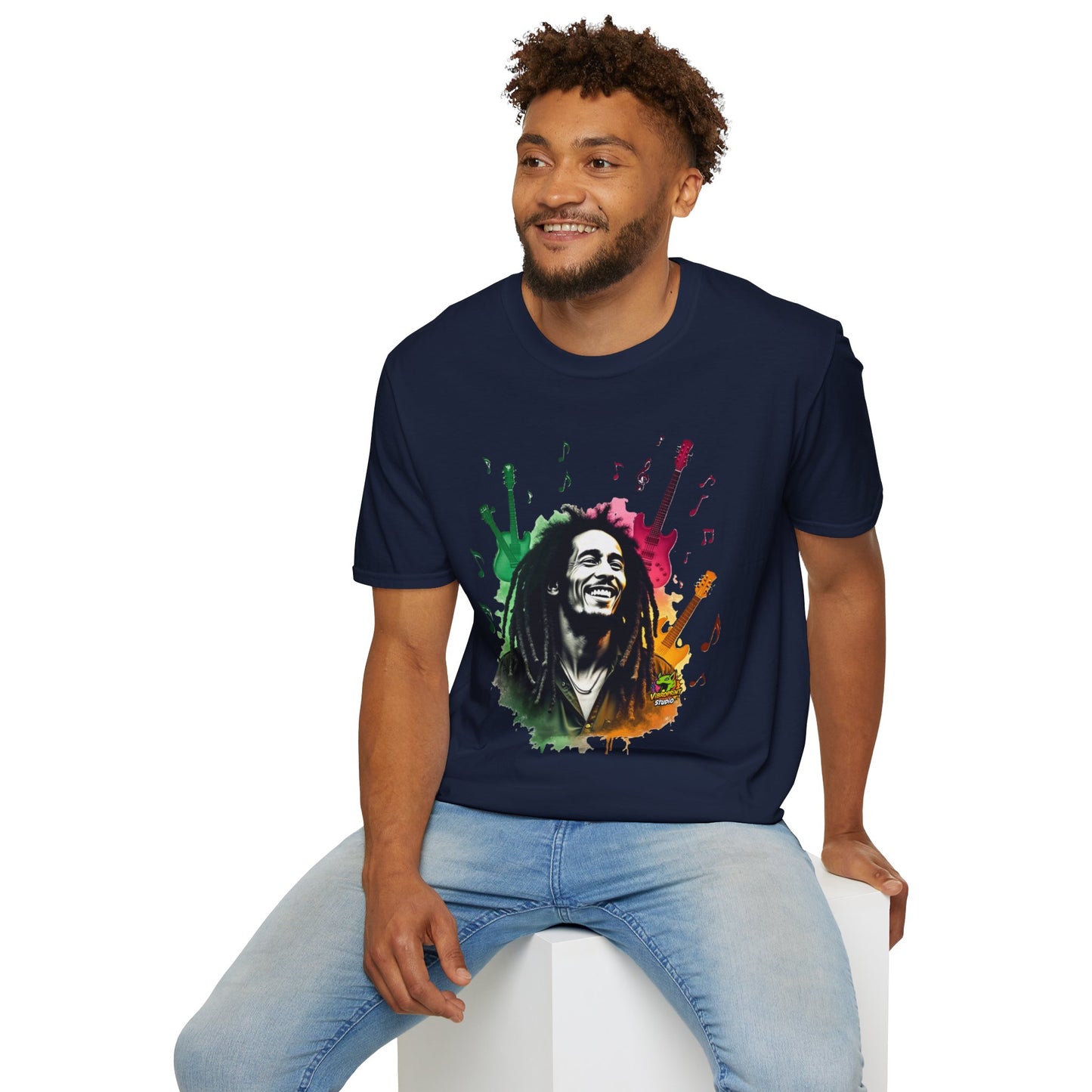 Bob Marley T-Shirt - Reggae Icon - VibroPrint Studio