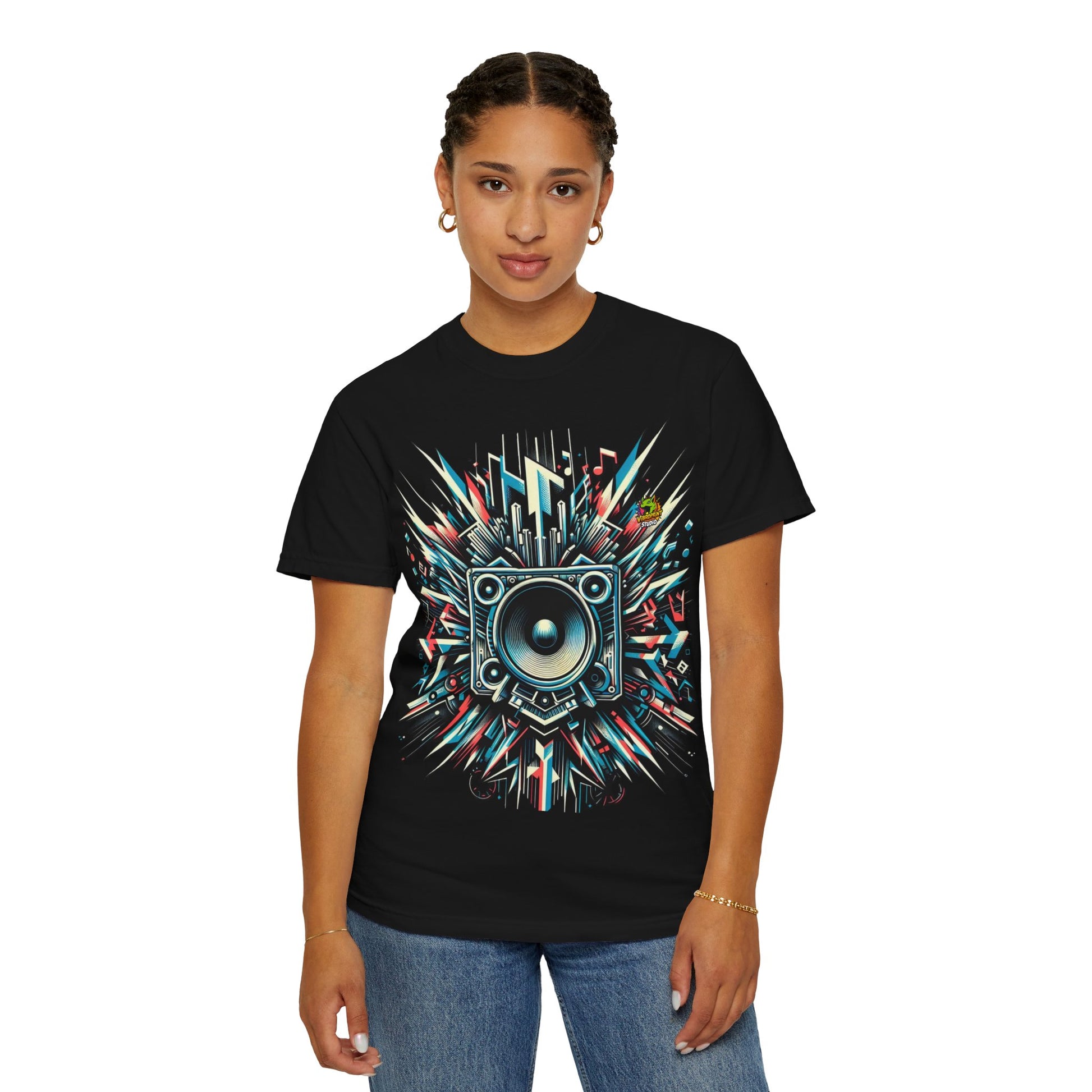 Sound - Dynamic Sound Waves Rapper Merch | Hip-Hop Music Vibes T-Shirt Design - premium material. perfect gift idea. Order yours now and stand out with this exclusive piece!