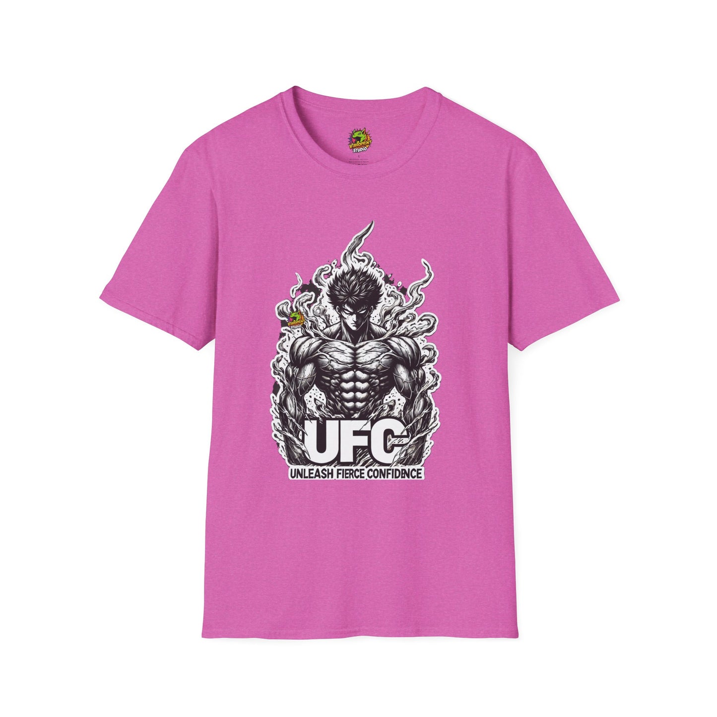 Anime - UFC T Shirt | Unleash Fierce Confidence | Motivational UFC Tee with Baki Anime Influence - custom-made. limited stock. Order yours now and stand out with this exclusive piece!