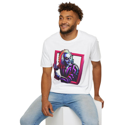 Tee - Beetlejuice Shirt | Classic Beetlejuice Tee | Creepy Beetlejuice Tee | Beetlejuice Movie Merch - custom-made. limited stock. Order yours now and stand out with this exclusive piece!