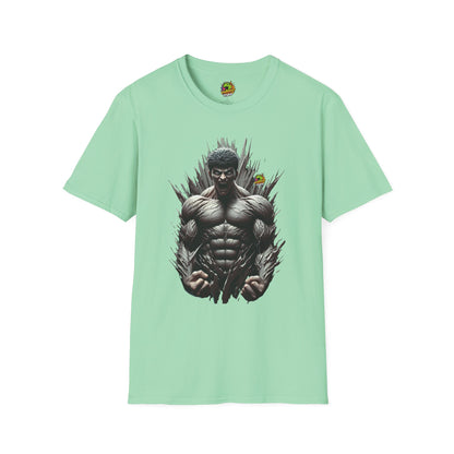 Anime - UFC T Shirt | Unleash Fierce Confidence | UFC Tee with Baki Anime Inspiration for Gym - premium material. perfect gift idea. Order yours now and stand out with this exclusive piece!