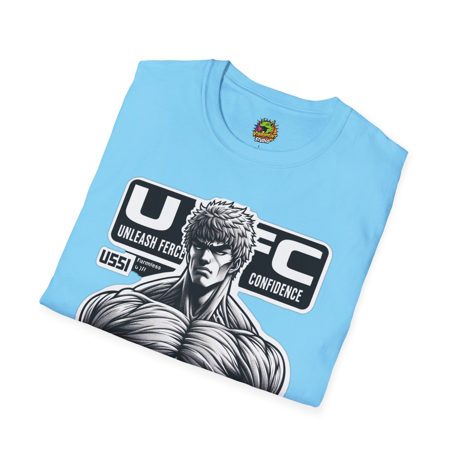 for - UFC T Shirt | Unleash Fierce Confidence | UFC Tee Inspired by Baki Anime T Shirt for Fitness Lovers - premium material. perfect gift idea. Order yours now and stand out with this exclusive piece!