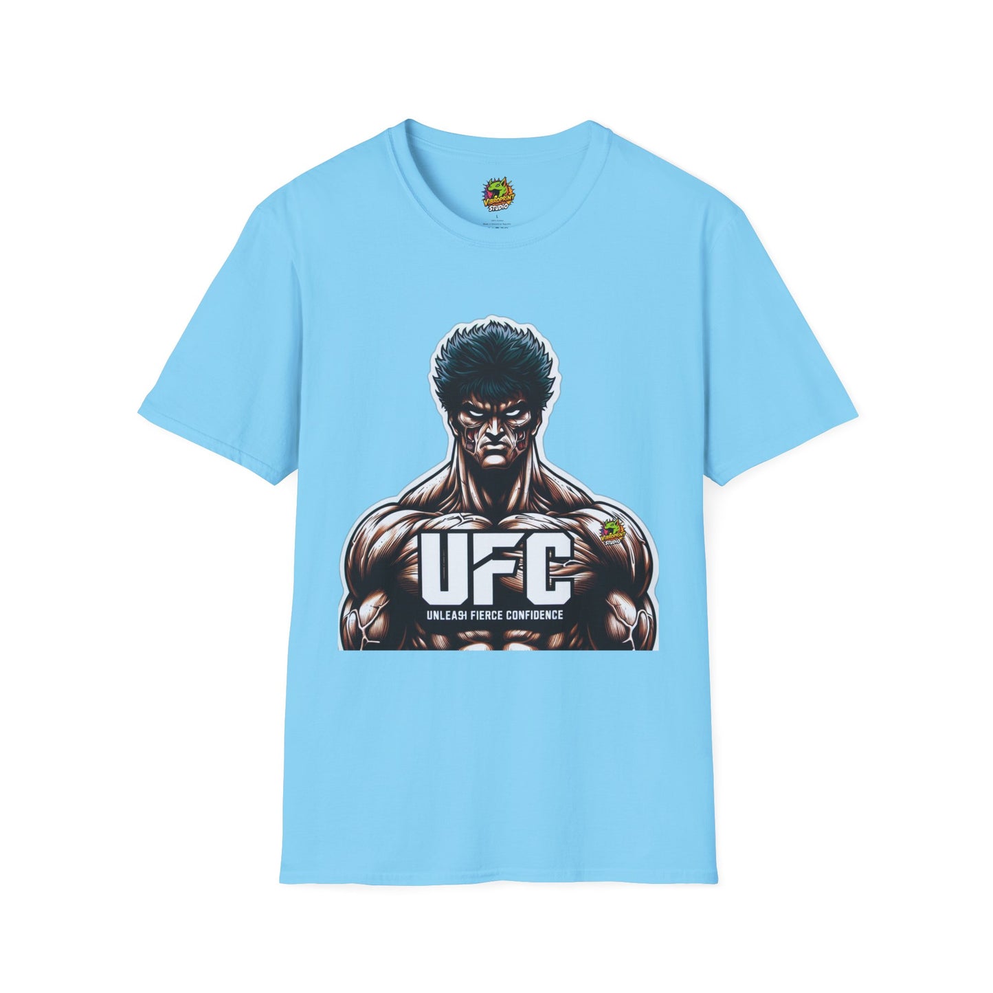 UFC - UFC T Shirt | Unleash Fierce Confidence | UFC Tee with Baki Anime Motivation for Fitness - premium material. perfect gift idea. Order yours now and stand out with this exclusive piece!