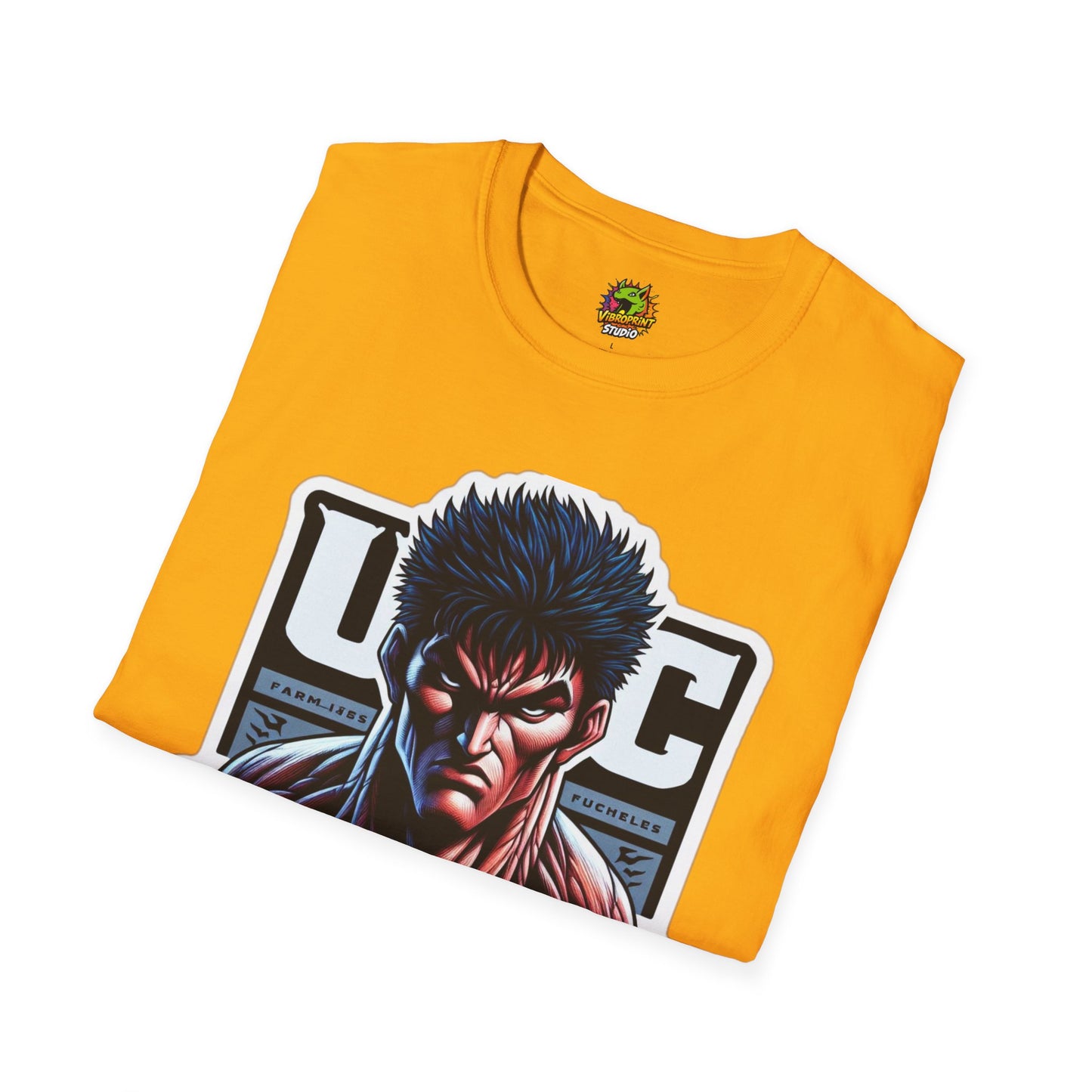 UFC T Shirt | Unleash Fierce Confidence | UFC Tee with Baki Anime Strength