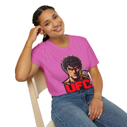 UFC T Shirt | Unleash Fierce Confidence | Motivational UFC Tee with Baki Anime Elements