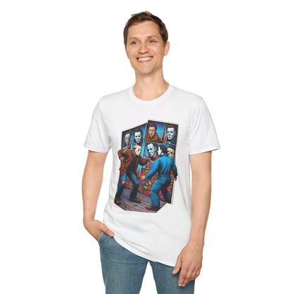 Jason - Funny Michael Myers Shirt | Jason & Michael Horror Picnic Tee - premium material. limited stock. Order yours now and stand out with this exclusive piece!