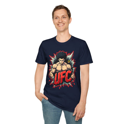 UFC T Shirt | Unleash Fierce Confidence | UFC Tee with Baki Anime Inspiration for Gym