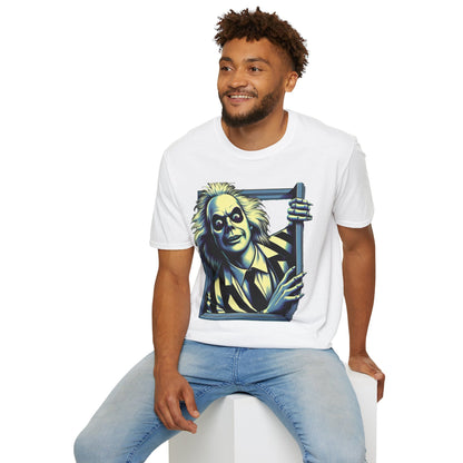 Graphic - Beetlejuice Shirt | Halloween Horror Comedy Tee | Classic Beetlejuice Graphic T-Shirt | Fun Halloween Clothing - premium material. limited stock. Order yours now and stand out with this exclusive piece!