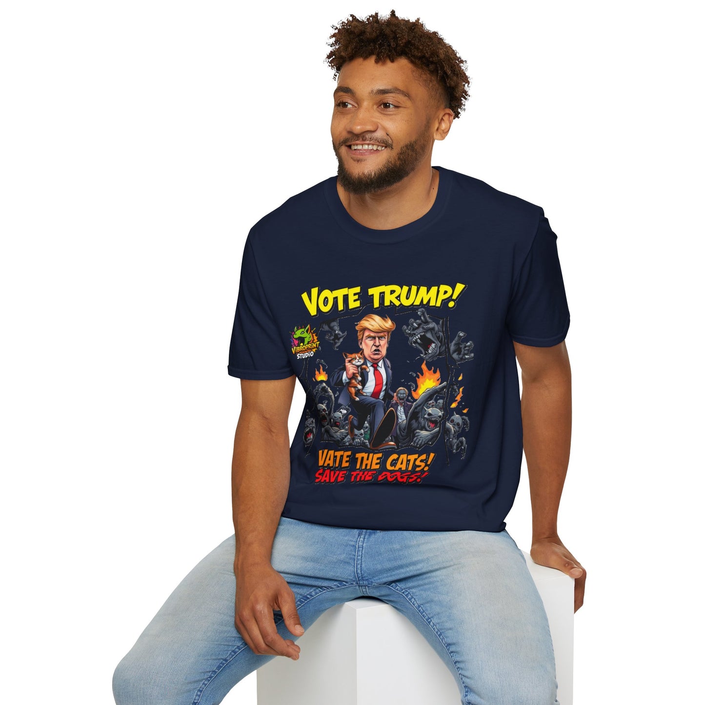 They're Eating the Dogs Tee | Satire Trump Election T-Shirt | Funny Political Graphic Te