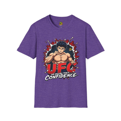 Inspired - UFC T Shirt | Unleash Fierce Confidence | UFC Tee Inspired by Baki Anime for Fitness Enthusiasts - custom-made. perfect gift idea. Order yours now and stand out with this exclusive piece!