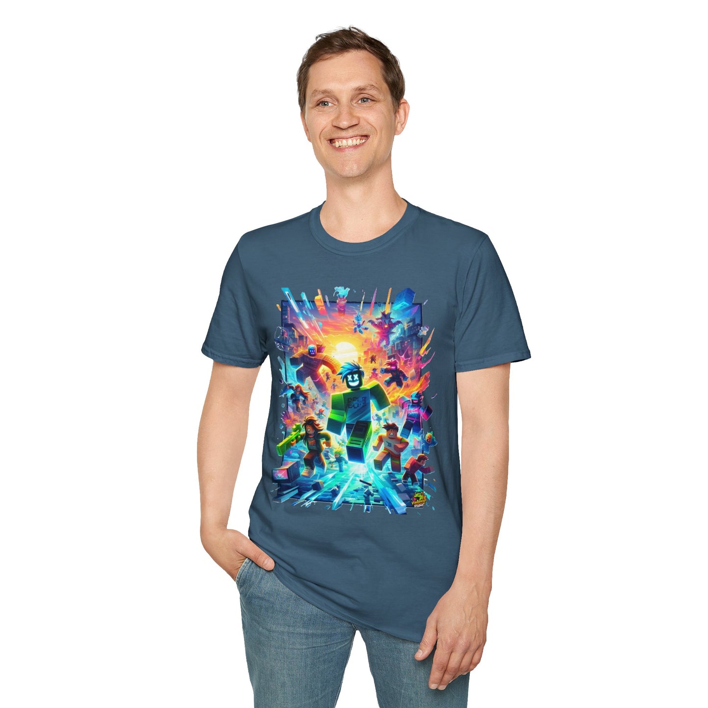 premium - Trendy Roblox T-Shirt for Boys & Girls | Roblox Kids Clothing | Roblox Adventure Graphic Tee | Cool Gift for Roblox Fans - Order yours now and stand out with this exclusive piece!