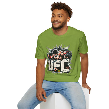 Michael Myers inspired design - UFC T Shirt | Unleash Fierce Confidence | UFC Tee Shirts for Gym & Anime Lovers - bold design. unique graphic tee featuring iconic horror characters. Order yours now and stand out with this exclusive piece!