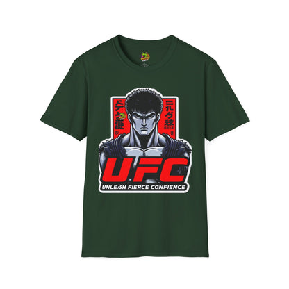 Anime - UFC T Shirt | Unleash Fierce Confidence | UFC Tee with Baki Anime Style - premium material. perfect gift idea. Order yours now and stand out with this exclusive piece!