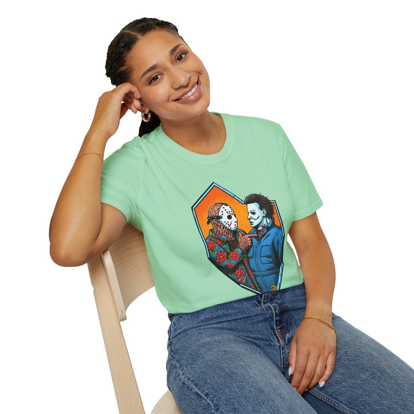 Michael Myers Vintage Shirt | Jason & Michael Funny Horror Tee