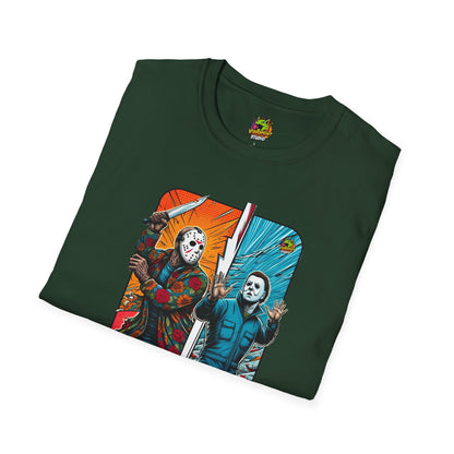 Jason Voorhees & Michael Myers Funny Horror Tee | Halloween Shirt