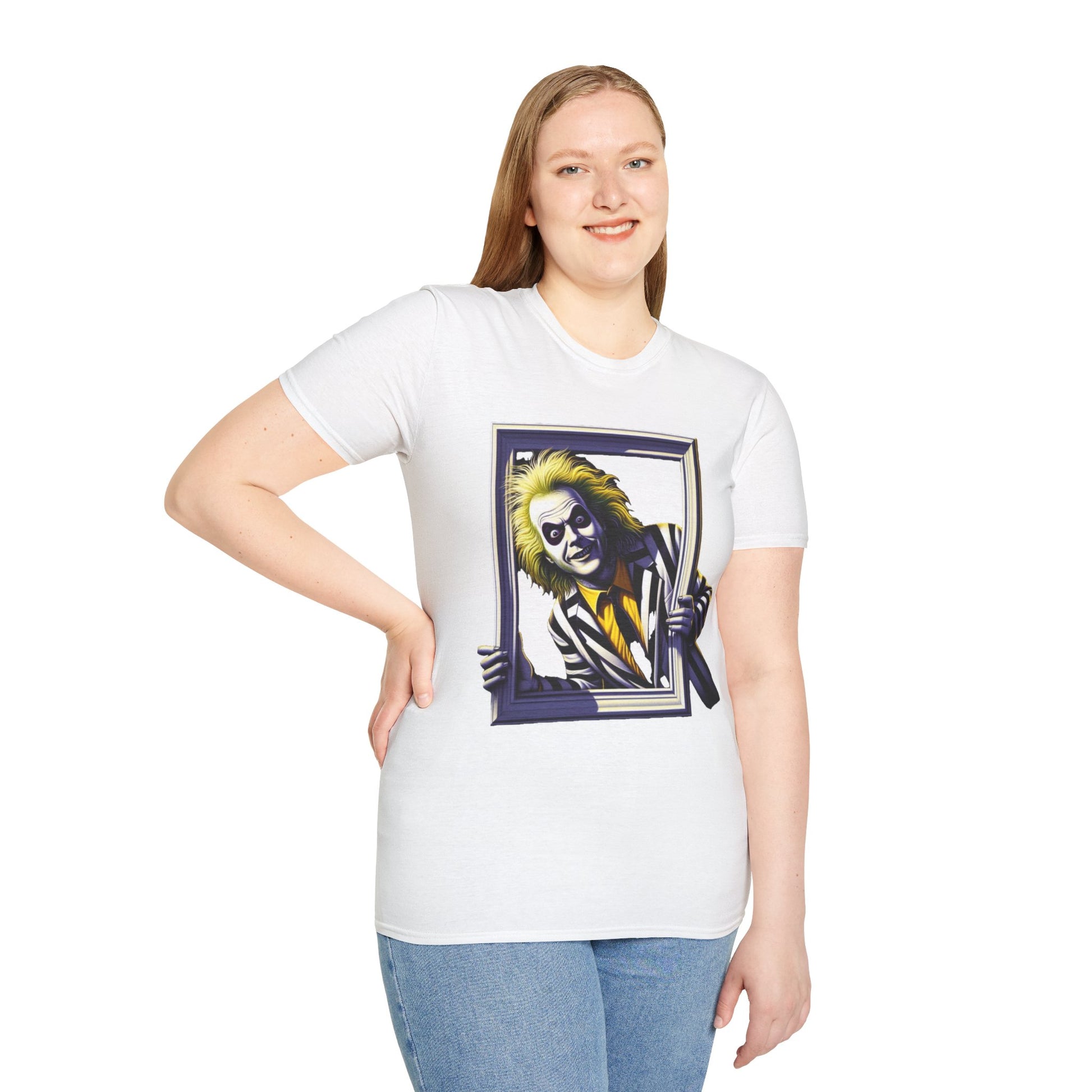 Shirt - Beetlejuice Shirt | Classic Beetlejuice Tee | Beetlejuice Graphic Shirt | Creepy Beetlejuice Tee - premium material. limited stock. Order yours now and stand out with this exclusive piece!