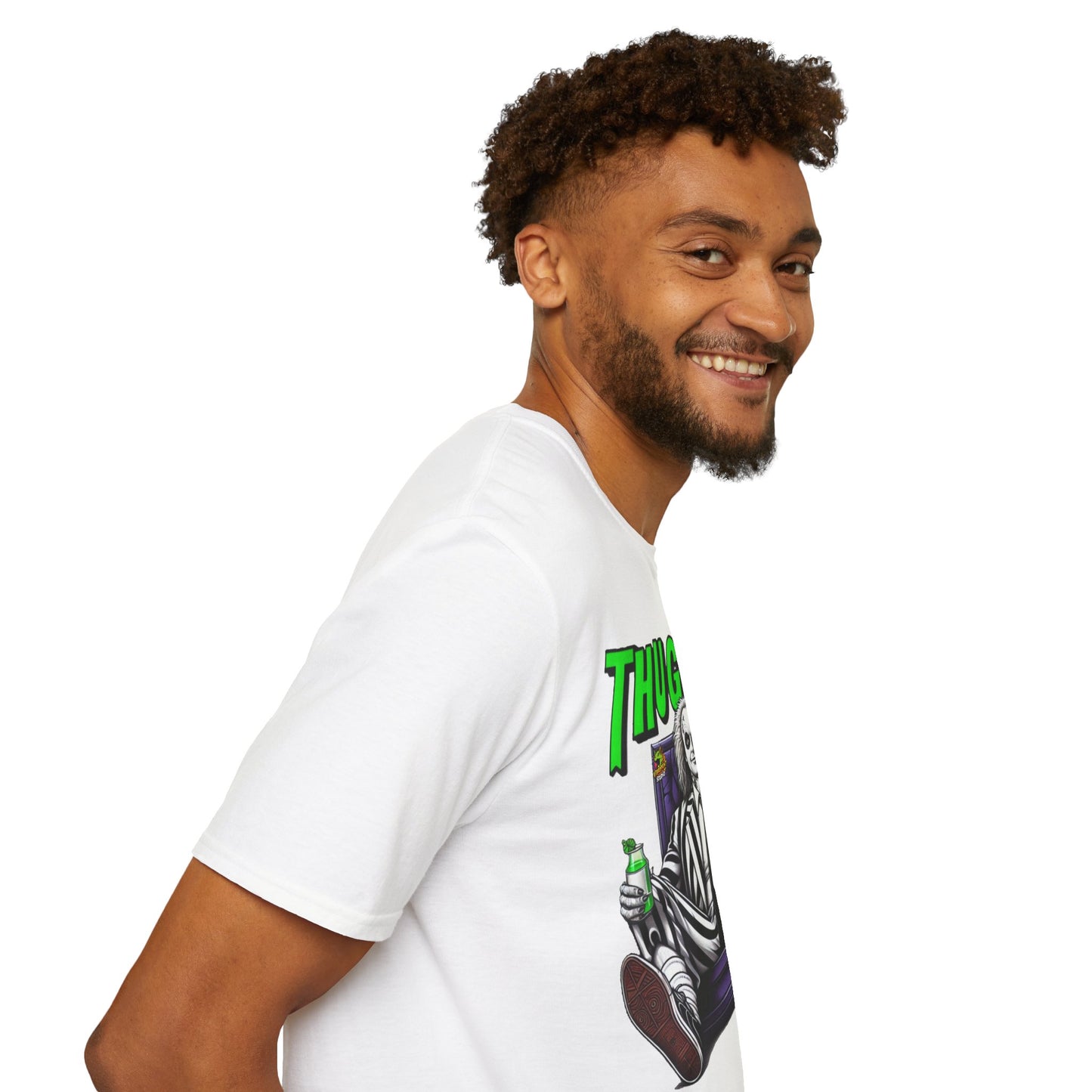 Creepy - Beetlejuice Shirt | Thug Life Halloween T-Shirt | Creepy Beetlejuice Graphic Tee - premium material. perfect gift idea. Order yours now and stand out with this exclusive piece!